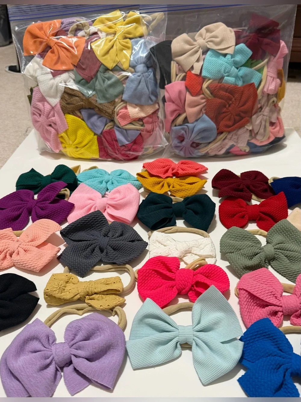 Baby Girl Bow Headband 50+ piece Bundle/Lot